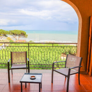 Camera Nespolo con vista mare - b&b sul mare sicilia - trabia mare - spiaggia trabia - giardino dei cedri b&b trabia sicily